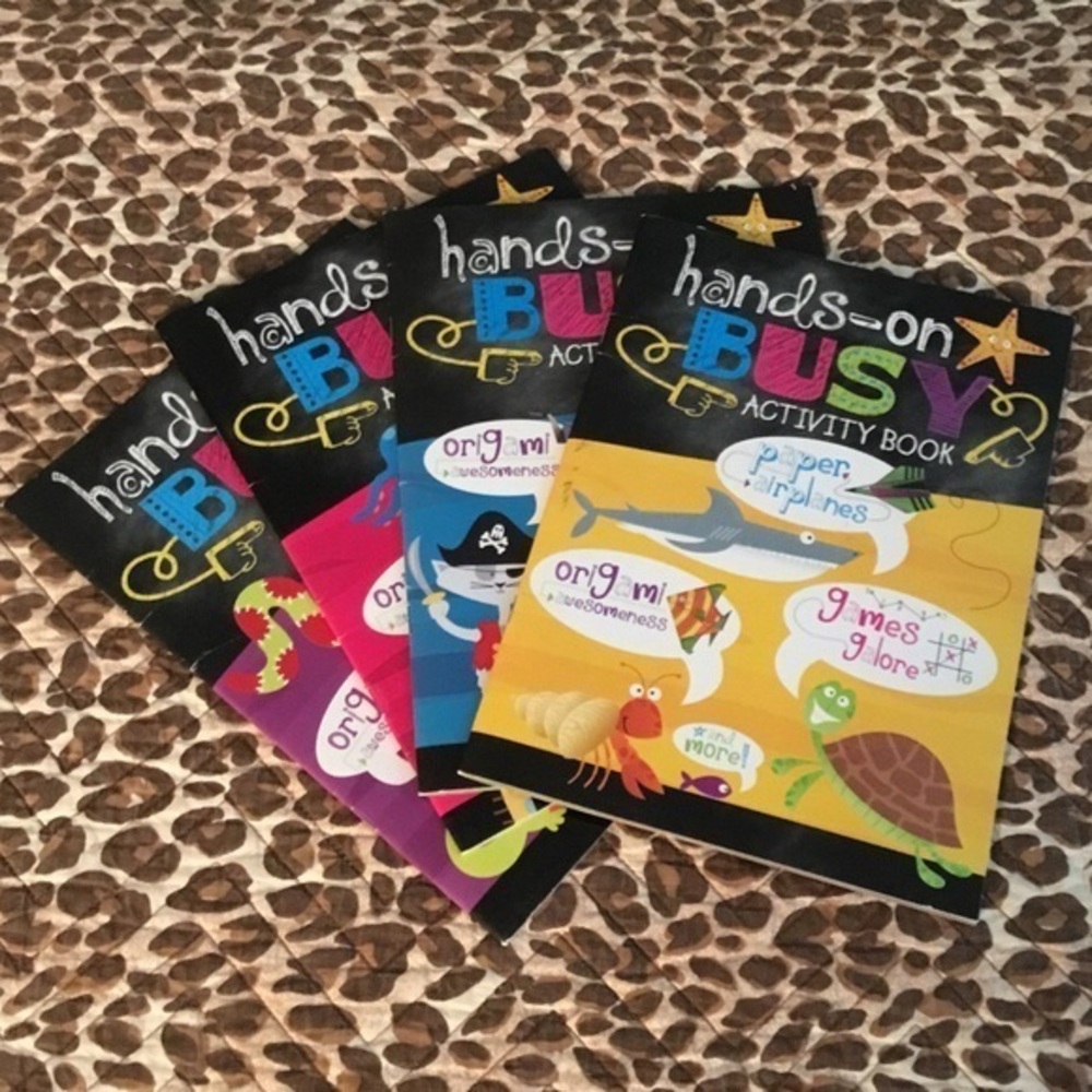 NEW! Busy Activity Books Kids Full Color